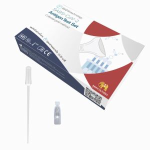 Buy cheap 15-20 Minutes 70mm SARS-CoV-2 Antigen Self Test Set Saliva Sample Collector Thailand 1 test/box from wholesalers