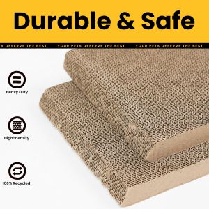 Cat Scratching Board for Indoor Kittens, Space-Saving Furniture Protector for