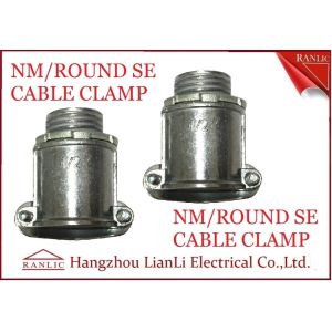 Buy cheap Aluminum 1/2 3/4 NM Round SE Cable Clamp For Bond the Wire to Outlet Box from wholesalers
