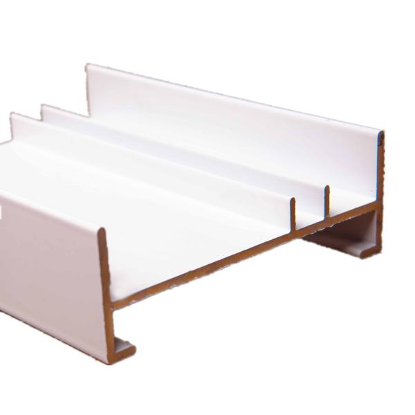 Quality Customized 7.2m White Powder Coated Aluminium Extrusions for sale