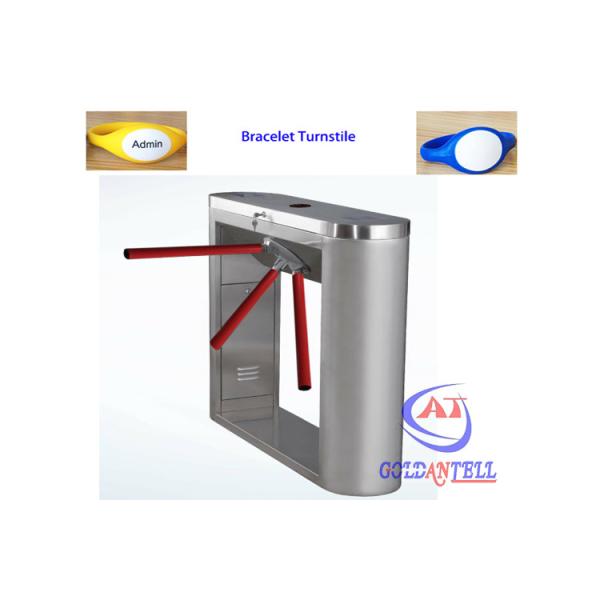 Buy cheap Conveniet Use Swimming Pool / Gym Tripod Turnstile Gate , Bracelet Reader from wholesalers