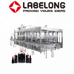 Labelong Oil Bottling Machine 5KW Easy To Operate Highly Automated PLC Control