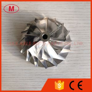 Buy cheap HX40 58.00/83.03mm 8+8 blades high performance turbo milling/aluminum 2618/billet compressor wheel from wholesalers