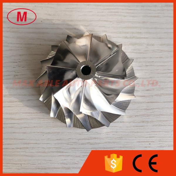 Quality HX40 58.00/83.03mm 8+8 blades high performance turbo milling/aluminum 2618/billet compressor wheel for sale