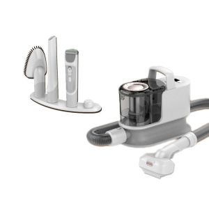 Buy cheap Pet Hair Fur Grooming Package Electric Clipper Slicker Brush and Vacuum Cleaner Set from wholesalers