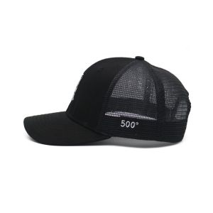 Buy cheap Embroidery Trucker Mesh Cap 6 Panel Fashionable Pre Curved Brim from wholesalers