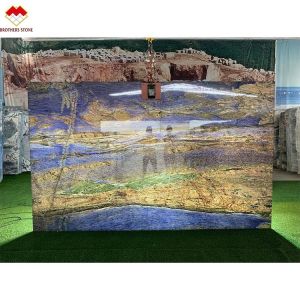 Buy cheap Customized Bolivia Blue Transparent Sodalite Onyx Marble for Big Slab or Cut to Size from wholesalers