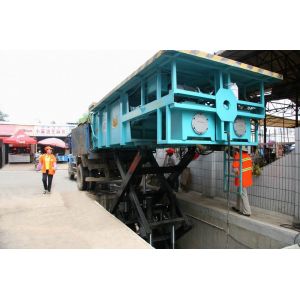 Horizontal Lifting Refuse Garbage Compression Station