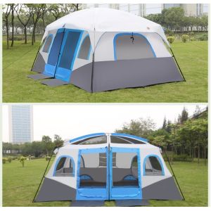 Buy cheap Two Room And One Hall Outdoor Camping Tent 8 to 10Person Capacity Camping Tent(HT6101) from wholesalers