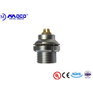 1S 4 Pin Female Push Pull Electrical Connectors Back Panel Mounted 5000 Mating