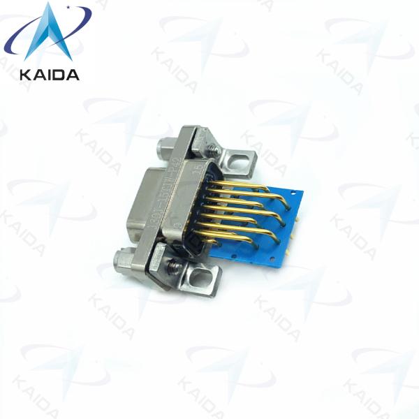 Buy cheap J30J-15TJWP Gold Over Nickel Contact Plating MDM Series 15 Male Pins 90 Degree Receptacle from wholesalers