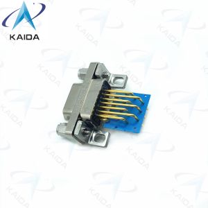 Buy cheap J30J-15TJWP Gold Over Nickel Contact Plating MDM Series 15 Male Pins 90 Degree Receptacle from wholesalers