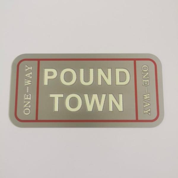 Buy cheap 8-12 Hours Glow Time Photoluminescent Signage Samples Safety Warning from wholesalers