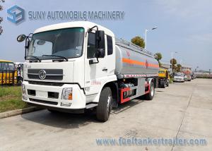 Buy cheap Light Diesel Chemical Tanker Truck / Small Fuel Tanker Truck Max Speed 85 Km / H product
