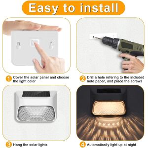 Buy cheap Long-Lasting 15-Hour Working Time Solar Fence Light with Monocrystalline Silicon Panel from wholesalers