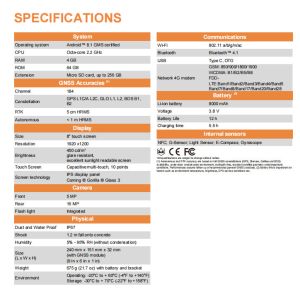 Buy cheap Precision GIS Data Collection Forensic Mapping Construction Site Layout Android Tablet CHCNAV LT700H from wholesalers