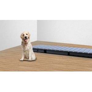 Black Polyester Foldable Massage Mattress With Remote Control