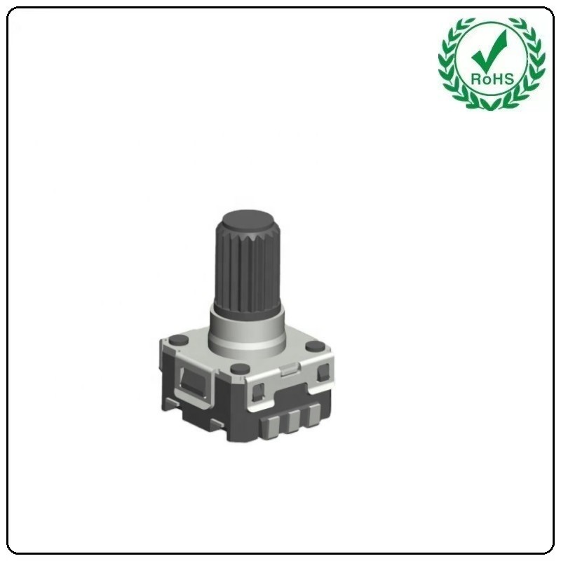 China TS16949 EC06 Insulated Shaft Encoder With Push On Switch on sale