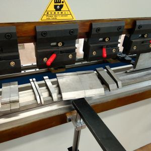 Buy cheap 3200mm 800KN Hydraulic CNC Press Brake / CNC Hydraulic Plate Bender from wholesalers