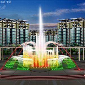 Large Water Dancing Program Control System Dancing Water Fountains
