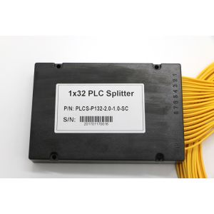 PLC Digital Optical Cable Splitter , Optical Wire Splitter ABS 1 * 32 For