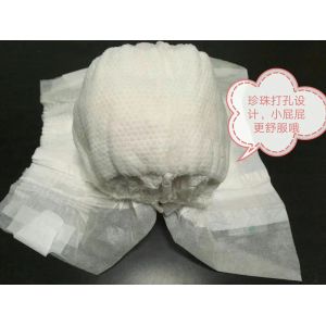 Custom Clothlike Backsheet Disposable Baby Diaper Printed with 3D Channel