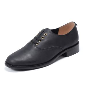 Buy cheap HZM032 Cowhide Women'S Single Shoes Autumn And Winter New British Style Women'S Shoes Retro All-Match Derby Shoes Soft S from wholesalers