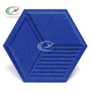 Practical Harmless Hexagon Soundproof Panels , Mildewproof Acoustic Hexagon