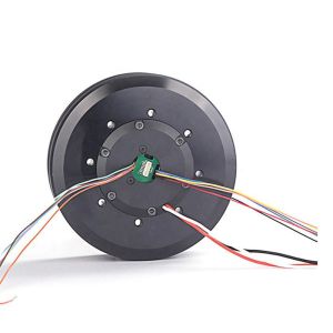 Buy cheap Faradyi Customized 24V Brushless Servo DC Micro Motor With Slip Ring And Encoder For Robot Arm Joint Hub Motor from wholesalers