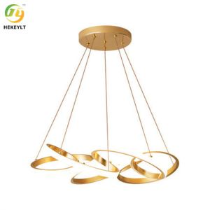China 78 Watt LED Modern Ring Chandelier Dimmable Integrated on sale