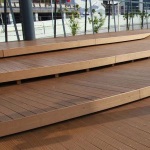 Buy cheap Waterproof WPC Deck Board Extruded Outdoor Wood Plastic Composite Floor from wholesalers