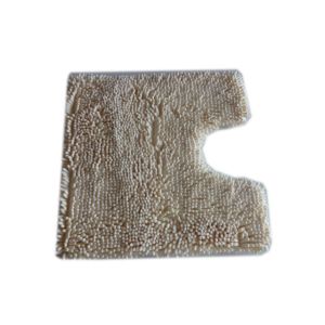 Buy cheap Polyester Chenille Bath Rugs with Foam PVC Backing , White from wholesalers
