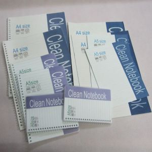 PVC Cover Lint Free 50 Pages A5 Cleanroom Spiral Notebook