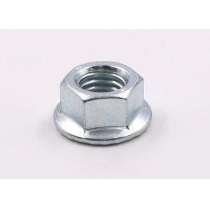 Buy cheap Galvanized DIN6923 Steel Grade 8 Hex Flange Nuts with Serrations from wholesalers