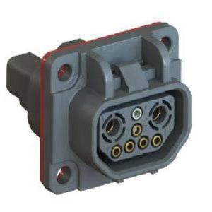 Buy cheap Hybrid 2 + 6 Blind Plug Electric Vehicle Connector IP67 144H Salt Spray Resistance from wholesalers