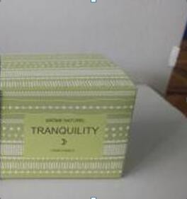 Buy cheap Decor & green glass scented candle with green apple fragrance and package of gift box from wholesalers