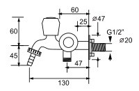 Outstanding Durability Bathroom Faucet With Diverter Spout Feature And Chromium