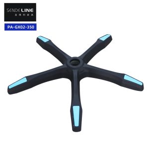 Buy cheap Black Office Chair Swivel Base Smooth Movement Radius 340mm With Wheels from wholesalers