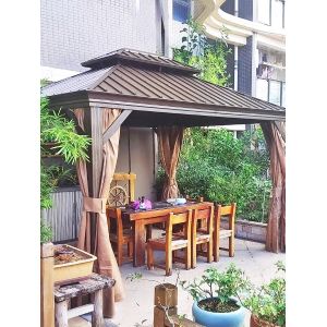 Buy cheap Gazebo 4x3m Aluminium Set Pergola Roof Folding For Garden Yard from wholesalers