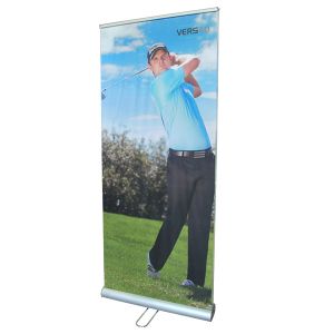 Buy cheap Pull Up Vertical Retractable Banner , Double Sided Foldable Banner Stand from wholesalers