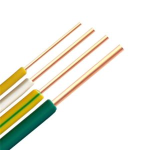 China Solid Conductor Copper 1.5mm PVC Insulated Electric Cable Wire with Rated Voltage 450/750V on sale