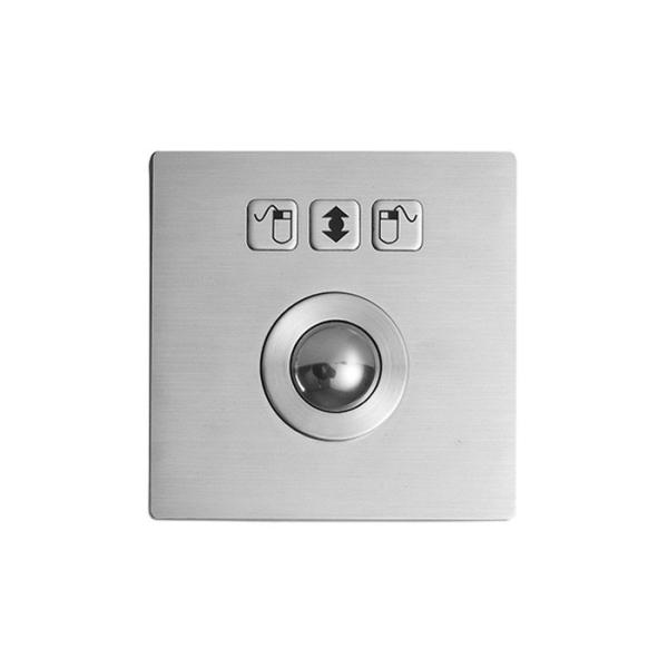 Waterproof IP65 Stainless Steel Trackball Top Panel Mounting Wired Trackball