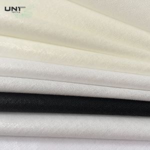 Buy cheap PA cotton Interlining fabric by 150 cm Width , Shringkage Resistant bonded Interlining from wholesalers