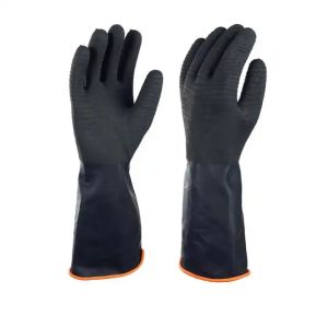 Buy cheap Custom Industrial Acid And Alkali Resistant Non-Slip Gloves 35cm Lengthened Thick Wear-Resistant Gloves from wholesalers