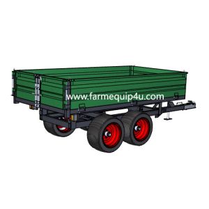 Buy cheap Farm Trailer With Swing Tailgate,Farm transport tractor tow behind trailer,sansen Trailer,farm machinery manufacturer from wholesalers