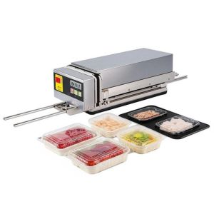 Buy cheap Customizable Manual Sealer Machine DQ160A with Adjustable Temperature Control and Ergonomic Handle for Food Trays from wholesalers