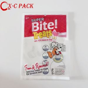 Custom Printed 250g 500g 1kg Sealable Flat Bottom Stand up Pouch Plastic Cat Dog