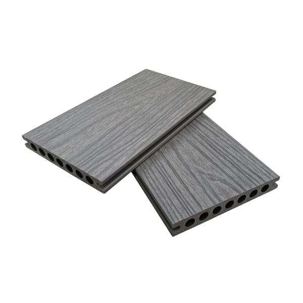 Buy cheap Durable and Stylish Exterior Decking Innovative WPC Coextrusion Decking with UV-Resistant Low Maintenance Groove Surface from wholesalers