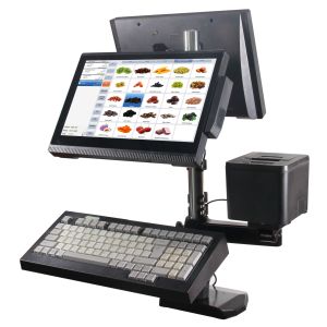 80mm Printing Method Full HD 1080p Main Display POS Machine with 14 Inch Thermal