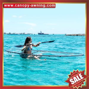 Buy cheap excellent fishing touring transparent clear crystal PC polycarbonate canoe kayak product